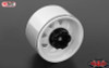 5 Lug Deep Dish Wagon 1.9" Steel Stamped Beadlock Wheels WHITE RC4WD Z-W0242