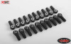 M3 Medium Straight Plastic Rod Ends w/ Axial Width Metal Balls 20 RC4WD Z-S0947