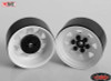 CLEARANCE 30% DISCOUNT 6 Lug Wagon 1.9 scale Steel Beadlock Wheel WHITE Pin Mount x1 RC4WD Z-Q0024