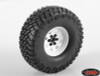 6 Lug Wagon 1.9 scale Steel Beadlock Wheel WHITE Pin Mount x1 RC4WD Z-Q0024
