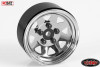 5 Lug Wagon 1.9 scale Steel Stamped Beadlock Wheel CHROME Pin One RC4WD Z-Q0040