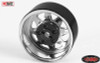 5 Lug Wagon 1.9 scale Steel Stamped Beadlock Wheel CHROME Pin One RC4WD Z-Q0040
