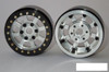 1.9” Assassin Ally Beadlock Wheels SILVER SSD00139 Vanquish SLW Hubs 12mm Hex