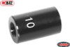 10mm 0.39" M3 Internally Threaded Aluminium Link Rod Spacer BLACK washer Z-S0871