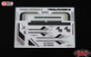 Complete TOY Graphic Decal Sticker TF2 Mojave Hilux Body RC4WD Z-B0140 RC Grey