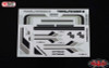 Complete TOY Graphic Decal Sticker TF2 Mojave Hilux Body RC4WD Z-B0140 RC Grey