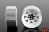 RC4WD 6 Lug Wagon 2.2" Steel Stamped Beadlock Wheels WHITE Pin Mounting Z-W0146