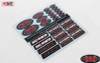 RC4WD Logo Small Decal Sticker Sheet set emblem Z-S1270 Red oval 3 sizes RC Bits