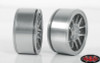 CLEARANCE 30% DISCOUNT RC4WD Rotiform SNA 1.9" Beadlock Scale Wheels SILVER Z-W0254 inc hubs RC TOY