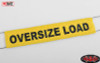 RC4WD Oversize Wide Load Flag 175x35mm w/ Ropes Z-S1592 Excavator 4200XL Rope Sign