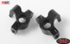 CLEARANCE 30% DISCOUNT Front Steering Knuckles for Axial Yeti XL Z-S1750 METAL Aluminium BLACK rcBitz