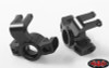 CLEARANCE 30% DISCOUNT Front Steering Knuckles for Axial Yeti XL Z-S1750 METAL Aluminium BLACK rcBitz