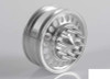 Chaos Semi Truck Front Wheels w/ Spiked Caps RC4WD Z-W0154 x2 SILVER Alli RC