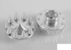 Chaos Semi Truck Front Wheels w/ Spiked Caps RC4WD Z-W0154 x2 SILVER Alli RC