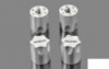 Stocker 1.7" Beadlock Wheels RC4WD Z-W0232 SILVER Alli 12mm Hex inc Hubs Bitz