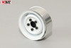 1.55" Landy Vintage Stamped Steel Beadlock Wheels White Land Rover RC4WD Z-W0076