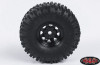 Stamped Steel 1.55 Stock Black Beadlock Scaler Wheel RC4WD HEX Mounting Z-W0036