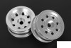 PRO GT Tractor Puller Aluminum Front Wheels RC4WD Z-W0164 SILVER 8 hole bearing