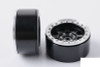 RC4WD Raceline Monster 1.9" Beadlock Wheels Black Silver Ring Scale Nuts Z-W0189