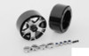 CLEARANCE 30% DISCOUNT RC4WD Raceline Gunner 1.7" Beadlock Wheels Z-W0211 Silver 5 Spoke inc Hub HEX