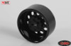 Pro10 1.9 Scale Steel Stamped Beadlock Wheel Black Pin Mount 6 lug Z-W0074 RC