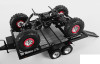 BigDog 1/8 Dual Axle Scale Car Truck Trailer METAL Z-H0004 RC4WD 8th Lights RC