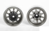 OEM Stamped Steel 1.55" Beadlock Wheels PLAIN Z-W0258 RC4WD 12mm HEX TF2 G2
