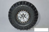 SSD 1.9" Steel Trail Beadlock Wheels SILVER SSD00079 Black Ring 6 lug Wheel Hex