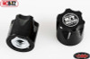 RC4WD Mickey Thompson Metal Series Wheel Center Caps 2 Hubs Hub BLACK Z-S0850