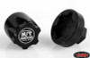 RC4WD Mickey Thompson Metal Series Wheel Center Caps 2 Hubs Hub BLACK Z-S0850