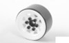 Stamped Steel 1.0" Stock Beadlock Wheels WHITE Z-W0111 RC4WD 18th scale G2