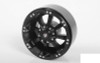 RC4WD Ballistic Off Road Morax 1.7" Beadlock Wheels Z-W0118 8 Spoke BLACK Scale