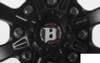 RC4WD Ballistic Off Road Morax 1.7" Beadlock Wheels Z-W0118 8 Spoke BLACK Scale