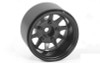 Deep Dish Wagon 1.55" Stamped Steel Beadlock Wheels BLACK Z-W0281 RC4WD TF2