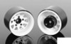 Deep Dish Wagon 1.55" Stamped Steel Beadlock Wheels WHITE Z-W0284 RC4WD G2
