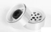 Stamped Steel 1.7" Beadlock Wagon Wheels WHITE Z-W0269 RC4WD 6 lug Hex Mount
