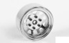 Stamped Steel 1.7" Beadlock Wagon Wheels CHROME Z-W0271 RC4WD 6 lug Hex Mount