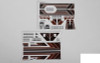 Complete Graphic Decal Set for Cruiser Body Z-B0142 RC4WD Brown Side Stripe TOY