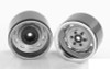 Rally 1.9" Beadlock Wheels Z-W0257 RC4WD Deep Chrome & Grey Scale wheel 6 Lug