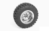 Rally 1.9" Beadlock Wheels Z-W0257 RC4WD Deep Chrome & Grey Scale wheel 6 Lug
