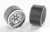 Rally 1.9" Beadlock Wheels Z-W0257 RC4WD Deep Chrome & Grey Scale wheel 6 Lug