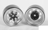 Stamped Steel 1.0" Stock Beadlock Wheels CHROME Z-W0263 RC4WD 18th scale micro
