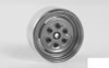 Vintage Yota 6 Lug Stamped Steel 1.55" Beadlock Wheels CLEAR Z-W0289 RC4WD