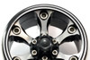 Fastrax 1.9  Heavy Duty 6-Spoke Alloy Beadlock Wheels (X2) FAST0144 Grey Hex