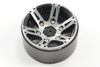 Fastrax 1.9  Heavyweight Split 6-Spoke Alloy Beadlock Wheels FAST0146BK Black