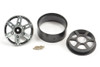 Fastrax 1.9  Heavyweight Split 6-Spoke Alloy Beadlock Wheels FAST0146BK Black
