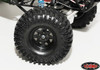 5 Lug Wagon 1.9 scale Steel Stamped Beadlock Wheels BLACK Pin Mount realistic[(4) One Set]