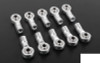 M3 Bent Aluminum Axial Style Rod End SILVER x10 Z-S1350 RC4WD Medium 21mm