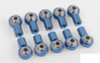 CLEARANCE 30% DISCOUNT M3 Mini Aluminum Axial Style Rod End BLUE x10 Z-S1354 RC4WD 17mm SCX10