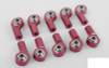 M3 Offset Short Aluminum Axial Style Rod End RED x10 Z-S1368 RC4WD 20mm steer